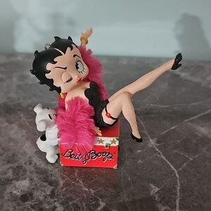 🎤 Rare Carlton Heirloom Betty Boop "Boop-Oop-A-Doop" Musical Ornament 🐩